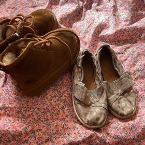 Girls UGG and Toms bundle